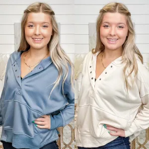 Above Me Hooded Top - 2 colors!