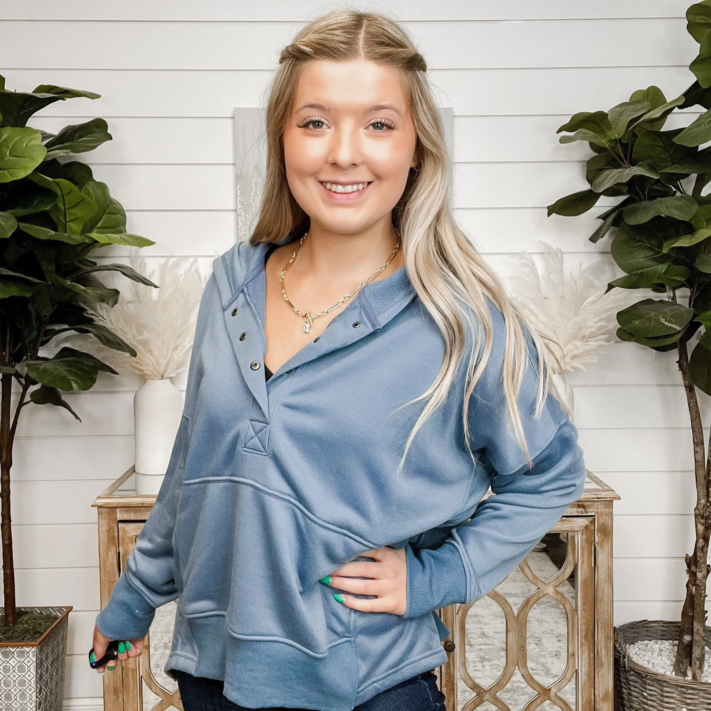 Above Me Hooded Top - 2 colors!