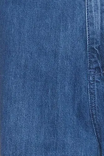 AKA CHIC Women's Flared Jeans (AKCB 1446_Blue_36) Flared Fit