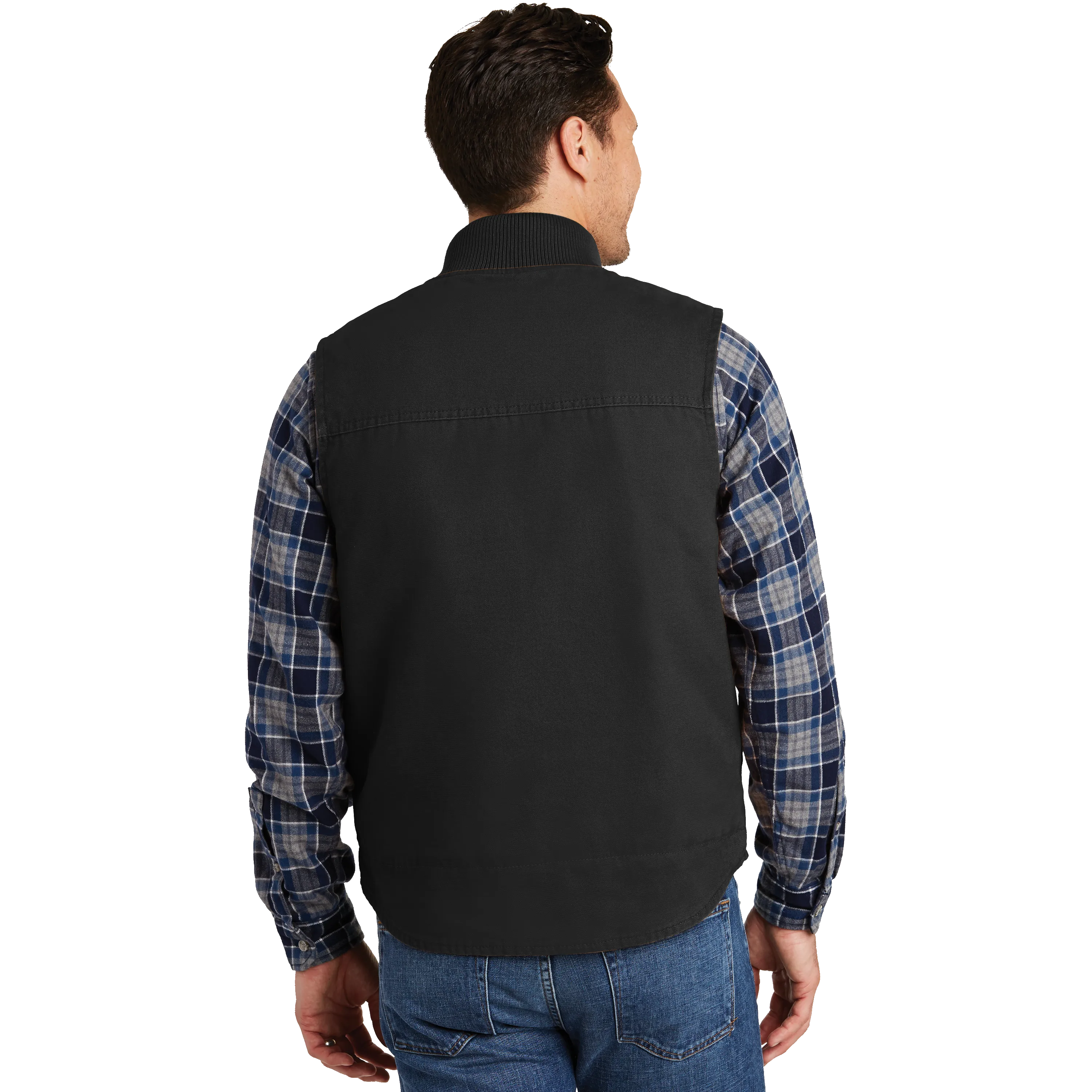 B1829 Mens Washed Duck Cloth Vest