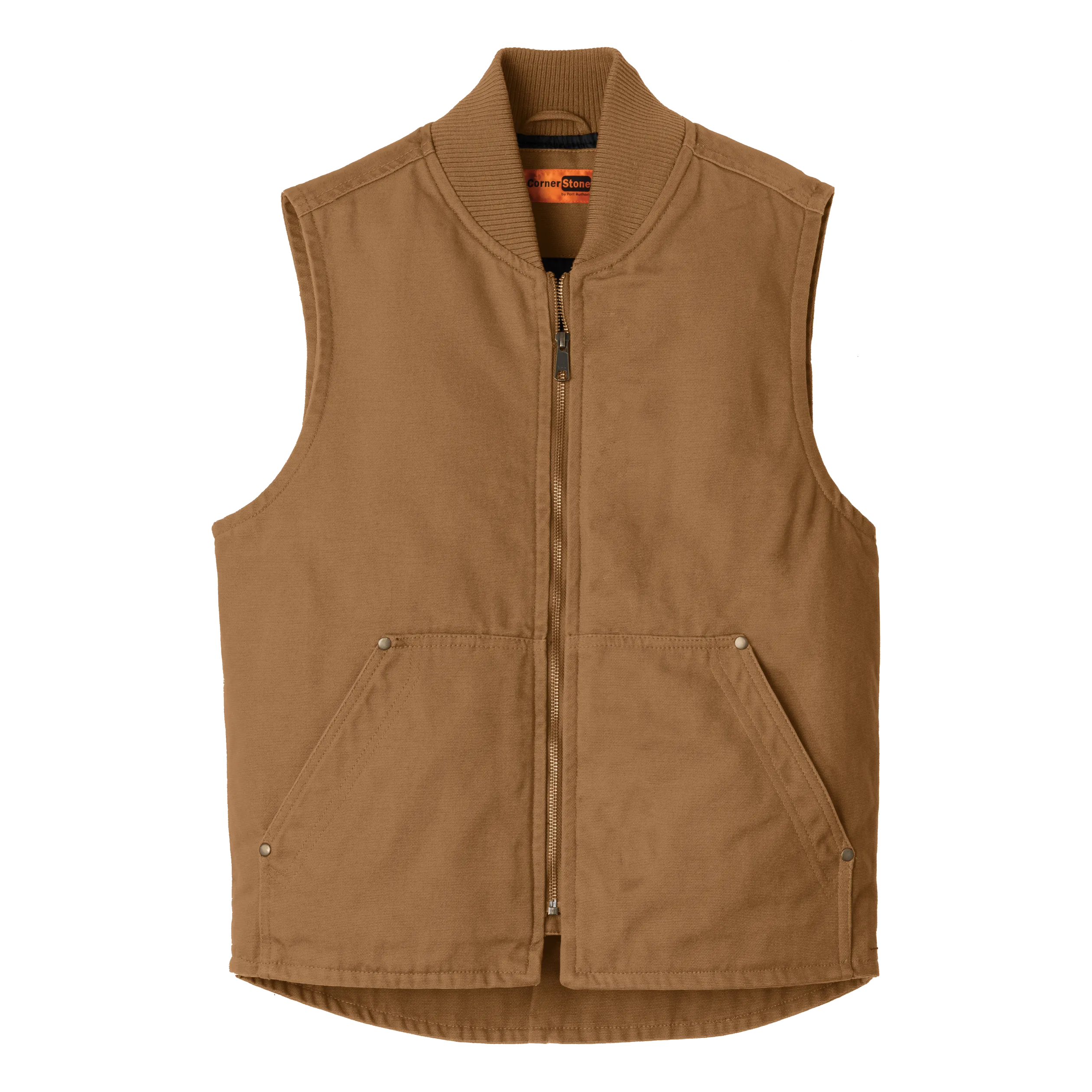 B1829 Mens Washed Duck Cloth Vest