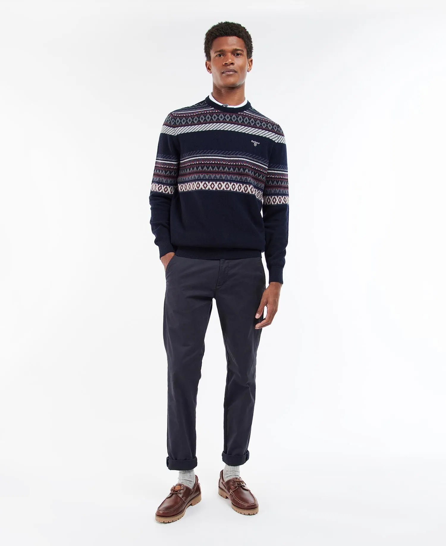 Barbour Men's Winterborne Fairisle Sweatshirt