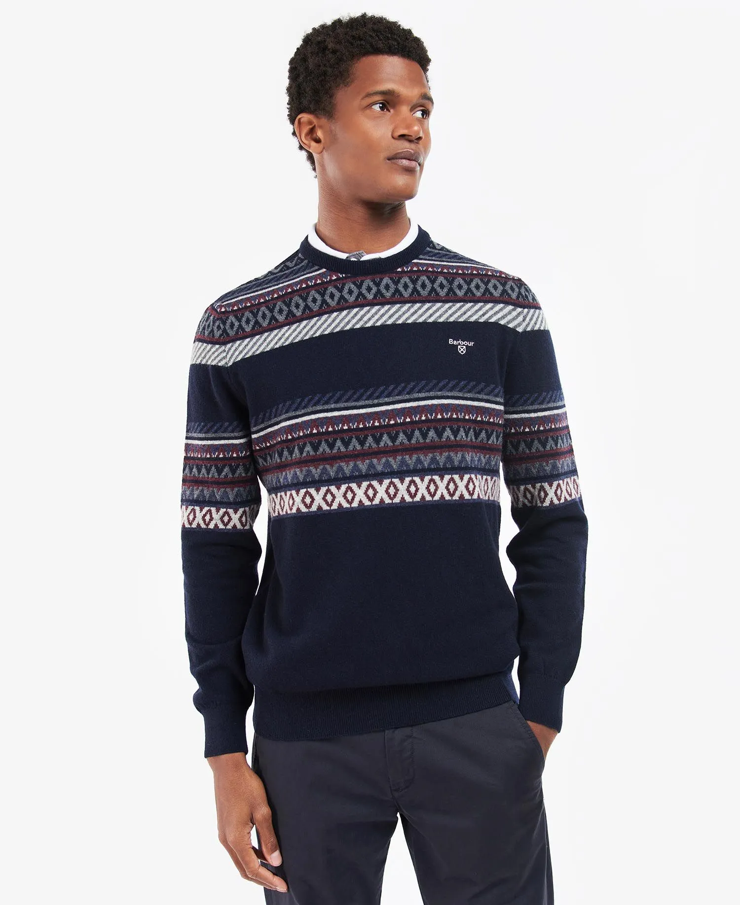 Barbour Men's Winterborne Fairisle Sweatshirt