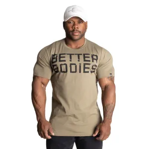 BETTER BODIES BASIC TAPERED TEE (Washed Green/Black) - ملابس رياضية