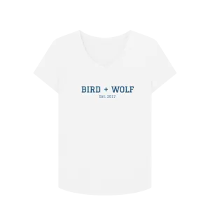 Bird   Wolf Est 2017 V Neck Tee