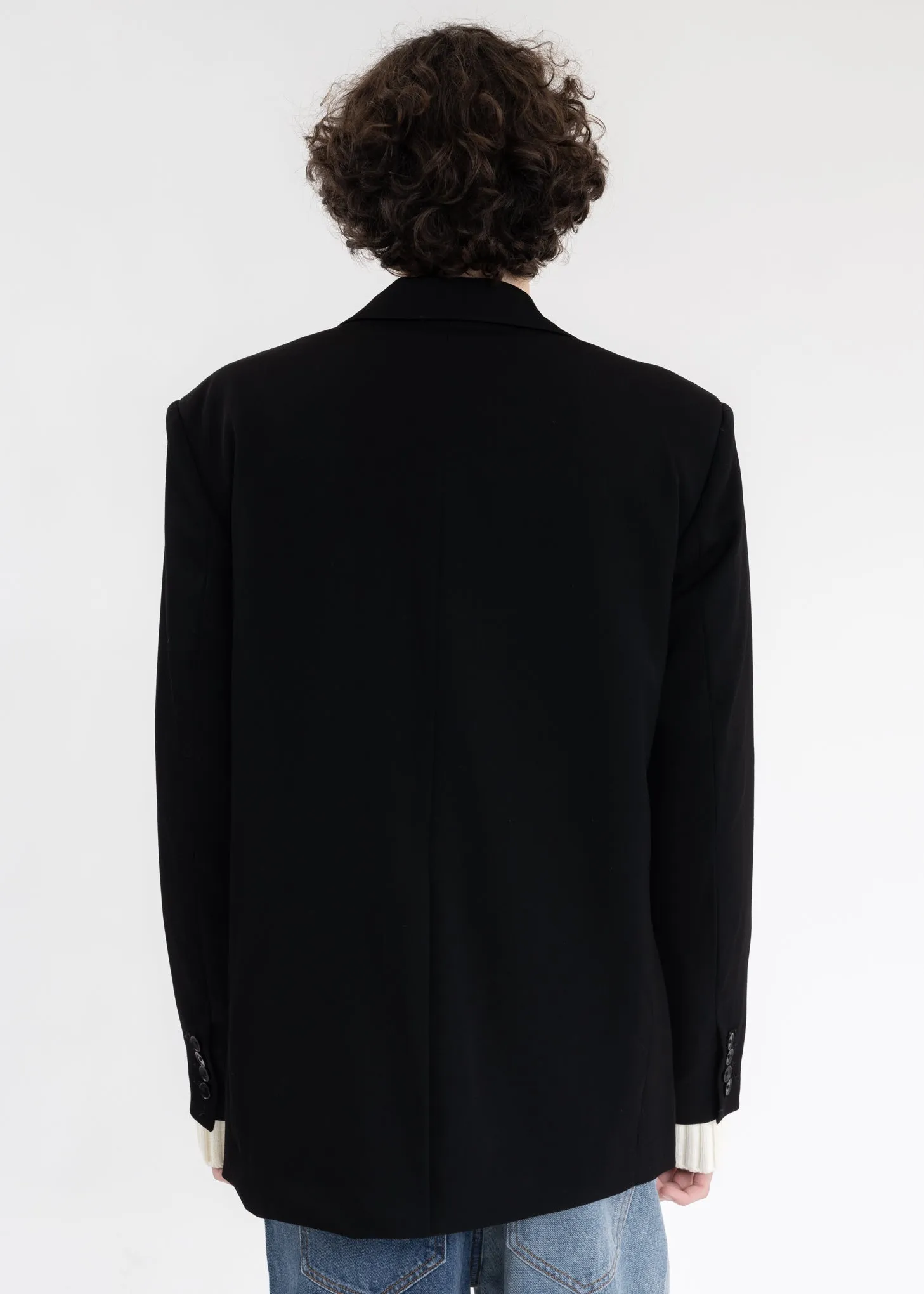 Black 3D STRUCTURE BLAZER