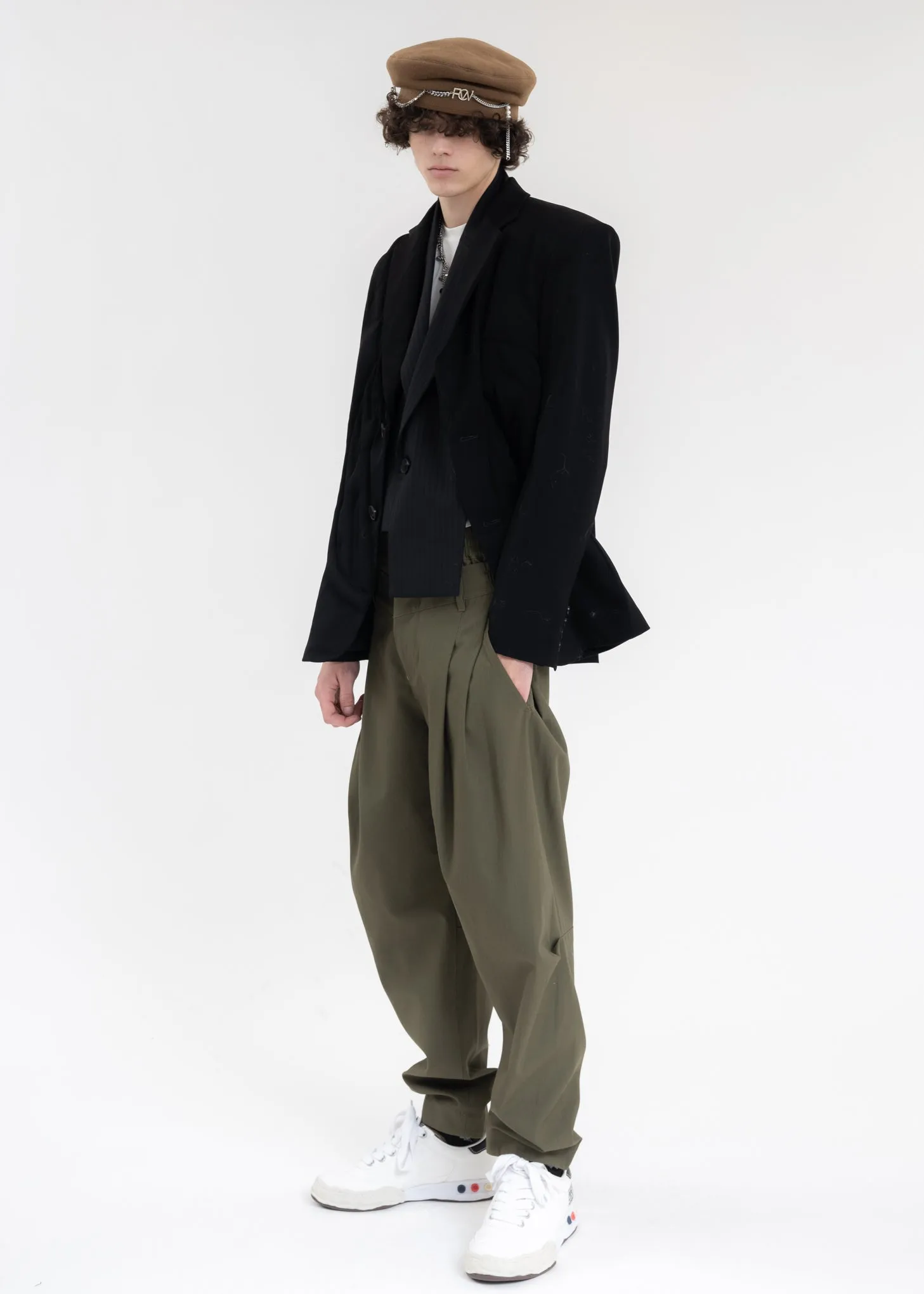 Black 3D STRUCTURE BLAZER