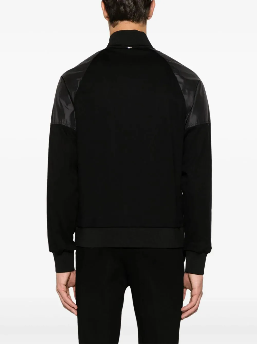 BOSS Relaxed-fit Full Zip Sweatshirt Black