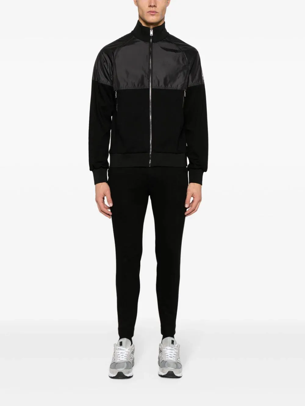 BOSS Relaxed-fit Full Zip Sweatshirt Black