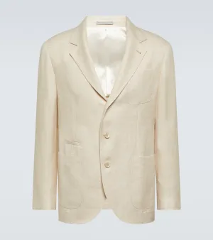 Brunello Cucinelli Linen, wool, and silk jacket