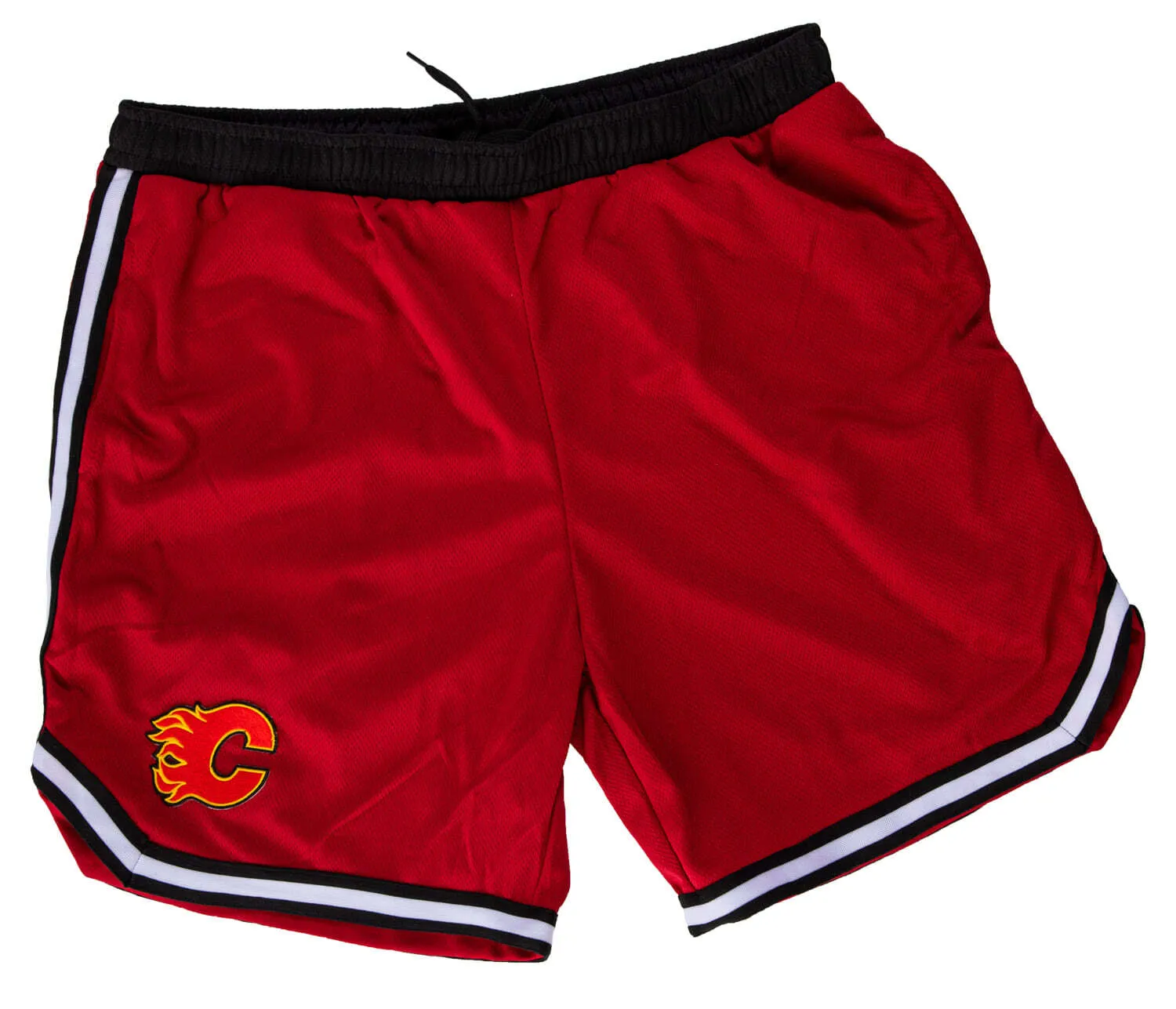 Calgary Flames Men's 2 Tone Air Mesh Shorts Lined with Pockets