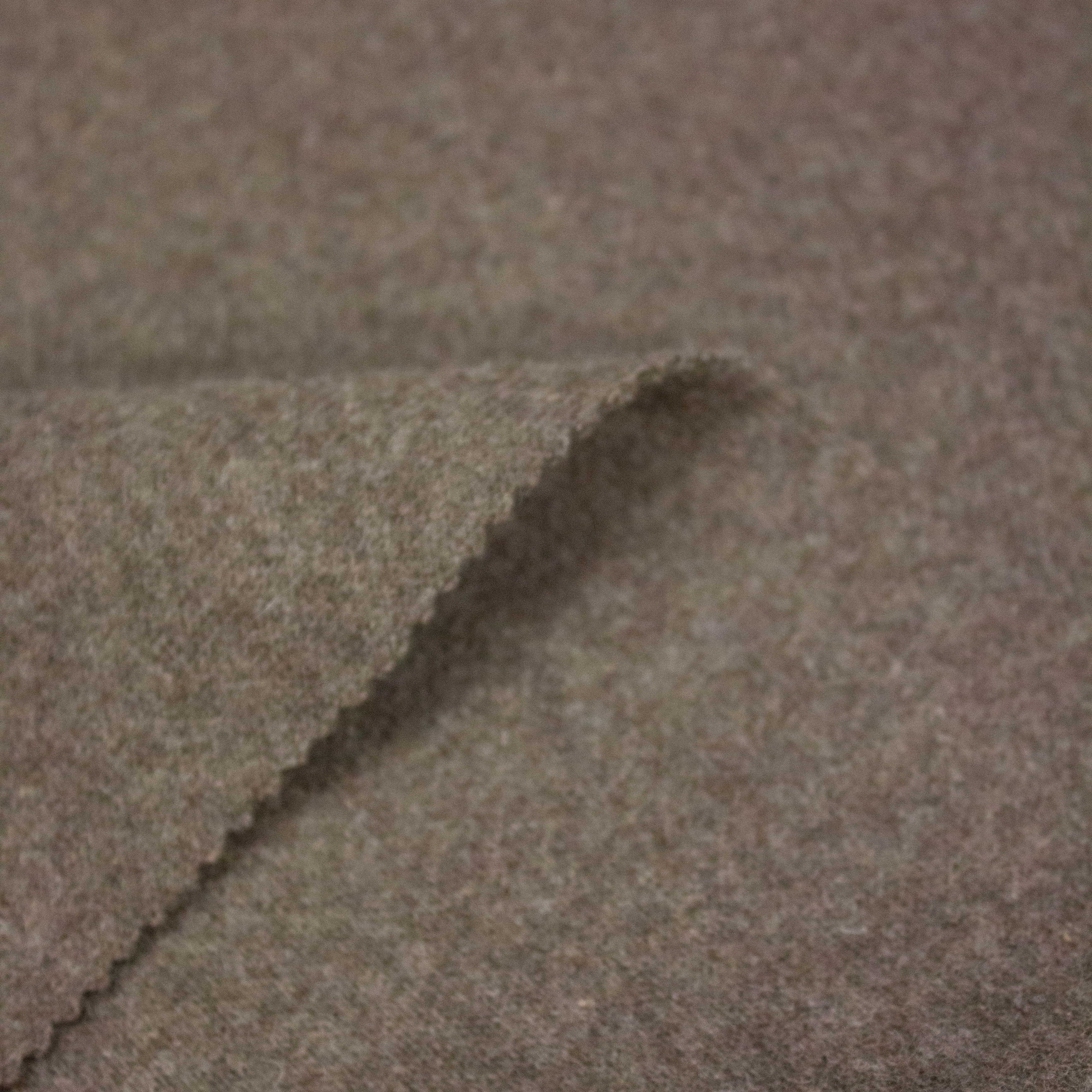 Carey Taupe Brown Wool Knit - COUPON 40CM
