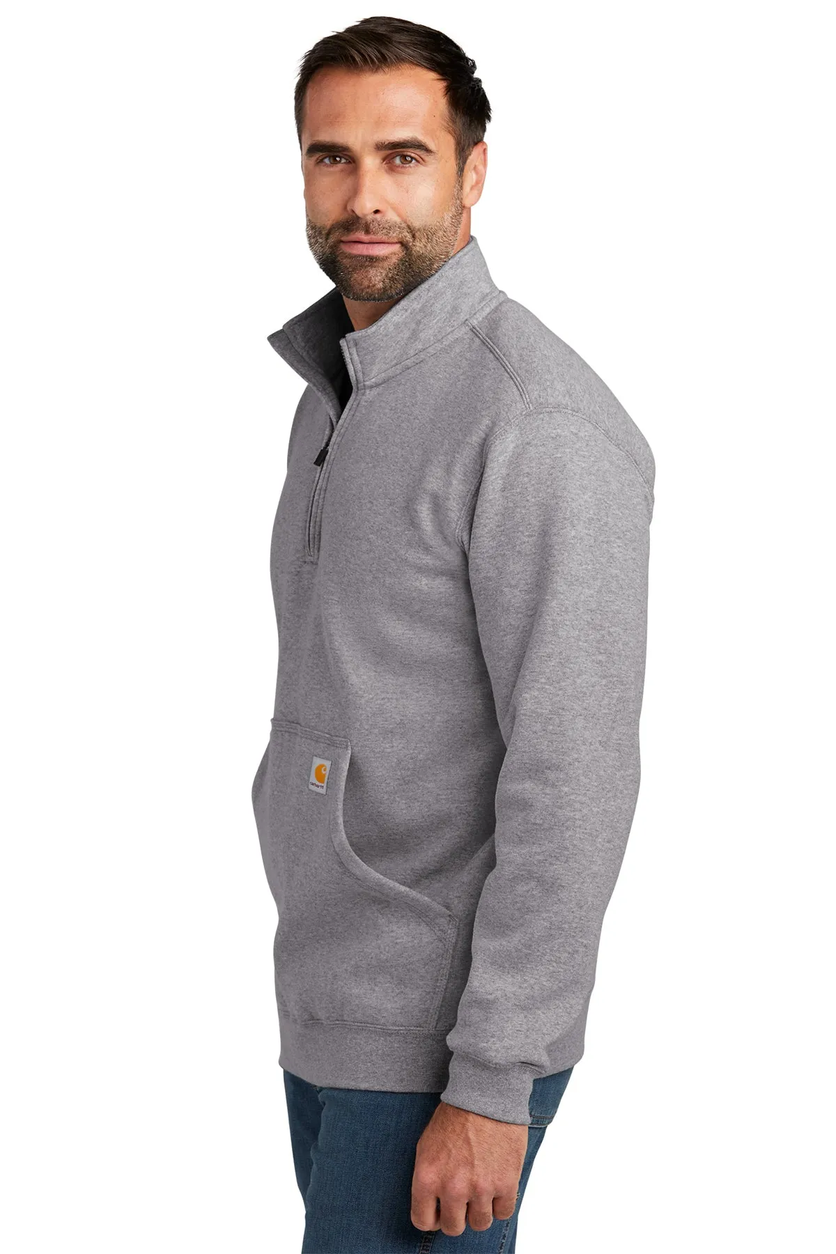 Carhartt® Midweight 1/4-Zip Mock Neck Sweatshirt
