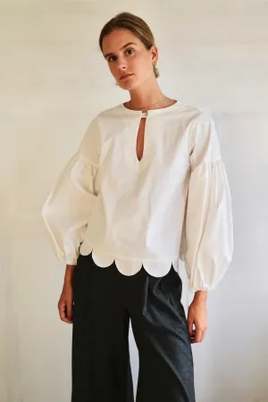 Colonelle Tunic. White