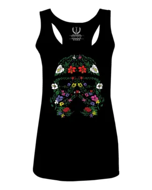 Cool Graphic Floral Tropical Flowers Stormtrooper Street wear Good Vibe  women's Tank Top sleeveless Racerback