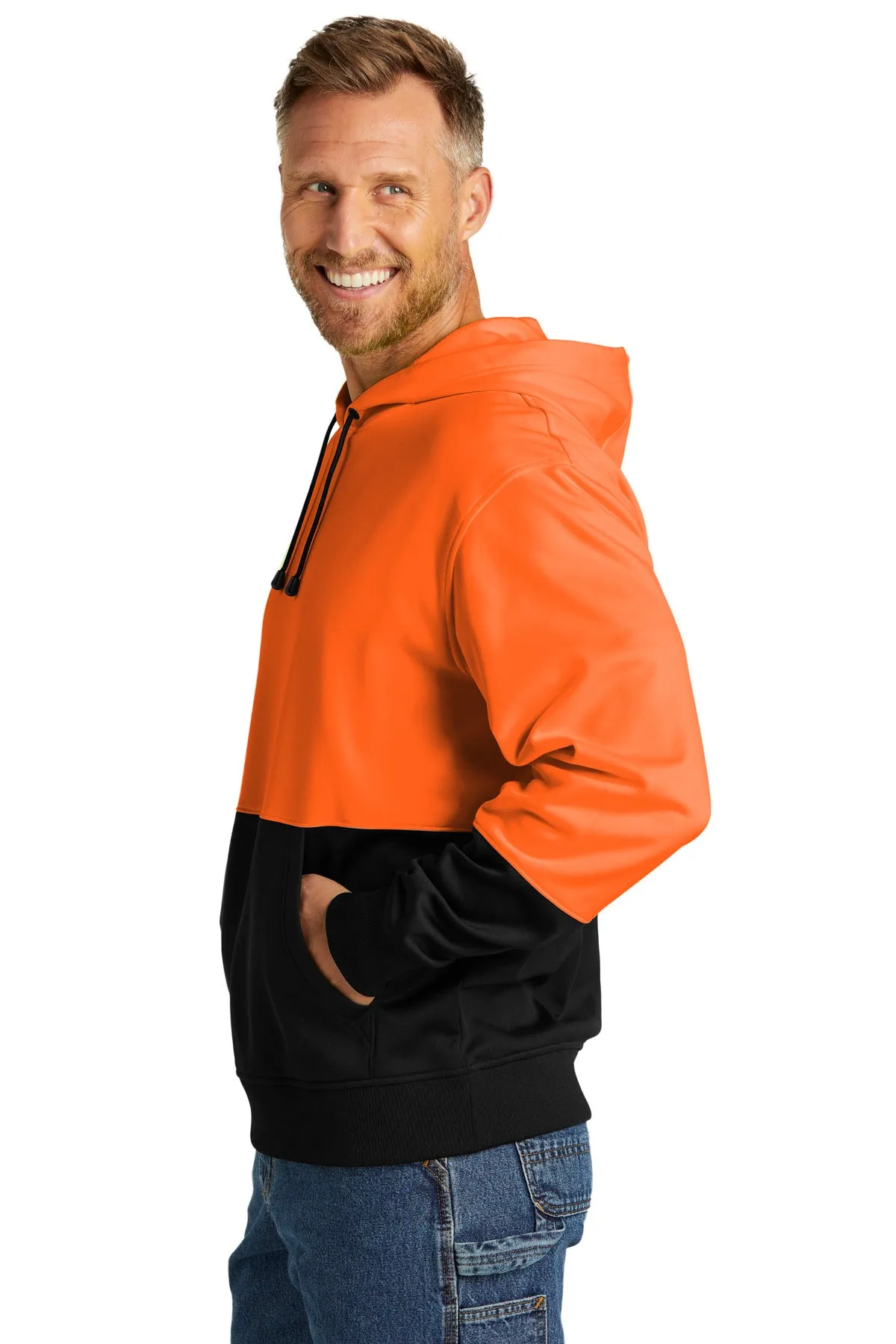 CornerStone® Enhanced Visibility Fleece Pullover Hoodie CSF01