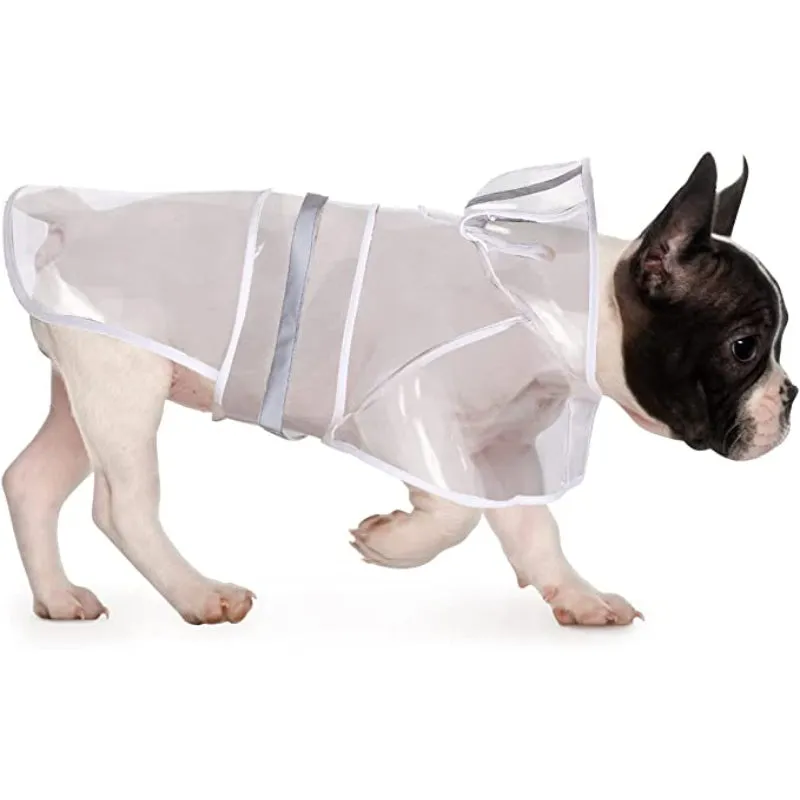 Dog Raincoat Hooded Slicker Poncho For Dogs and Puppies