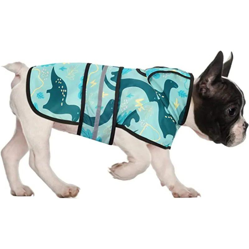 Dog Raincoat Hooded Slicker Poncho For Dogs and Puppies