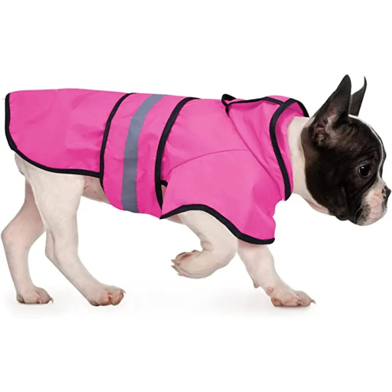 Dog Raincoat Hooded Slicker Poncho For Dogs and Puppies