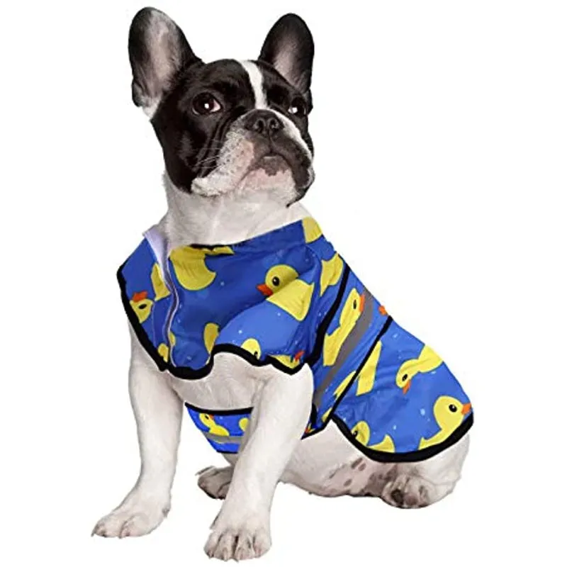 Dog Raincoat Hooded Slicker Poncho For Dogs and Puppies