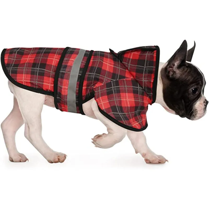 Dog Raincoat Hooded Slicker Poncho For Dogs and Puppies
