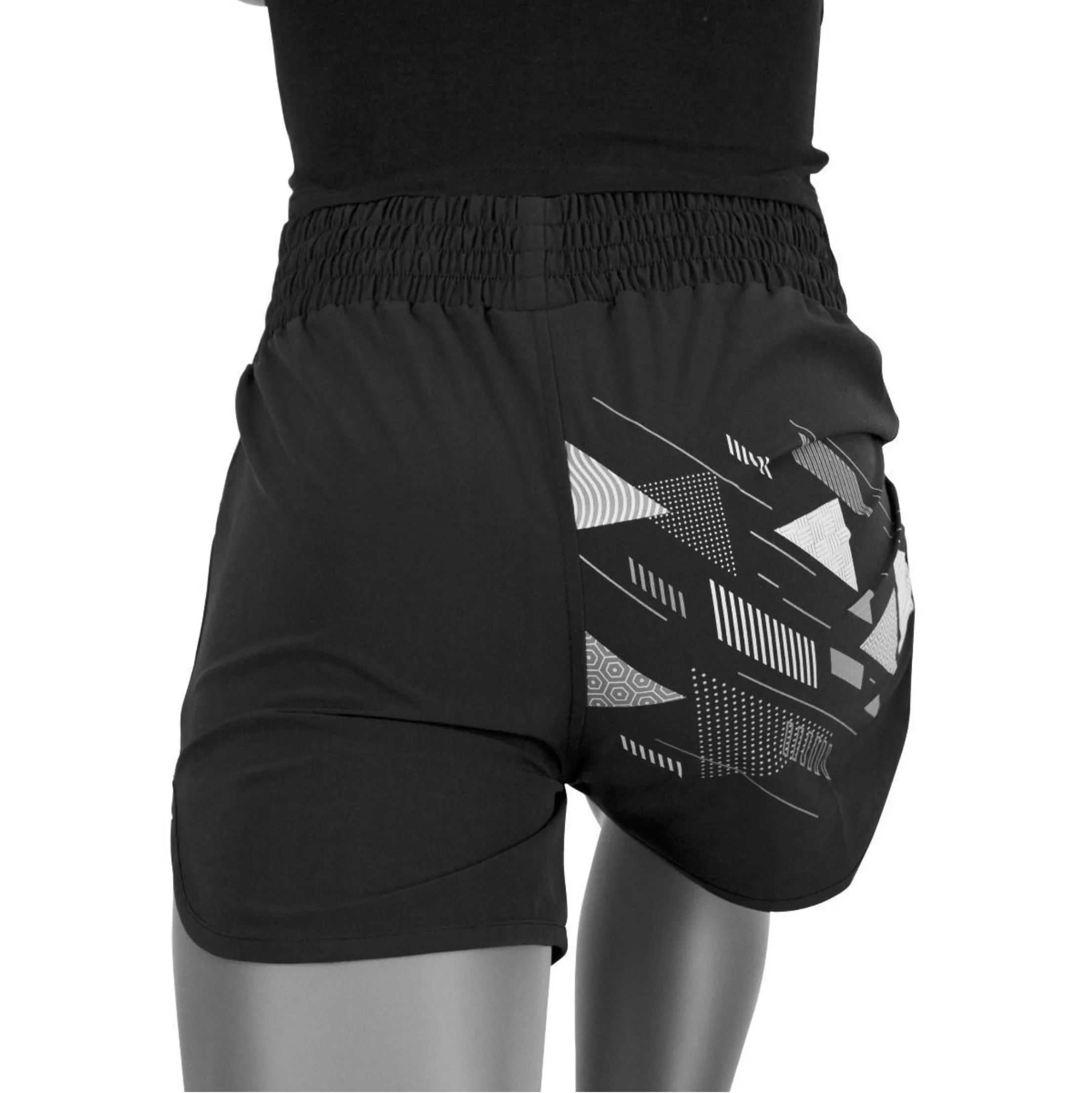 Fairtex Black Training MMA Shorts-AB11-High elasticity-Very comfortable when wearing and moving
