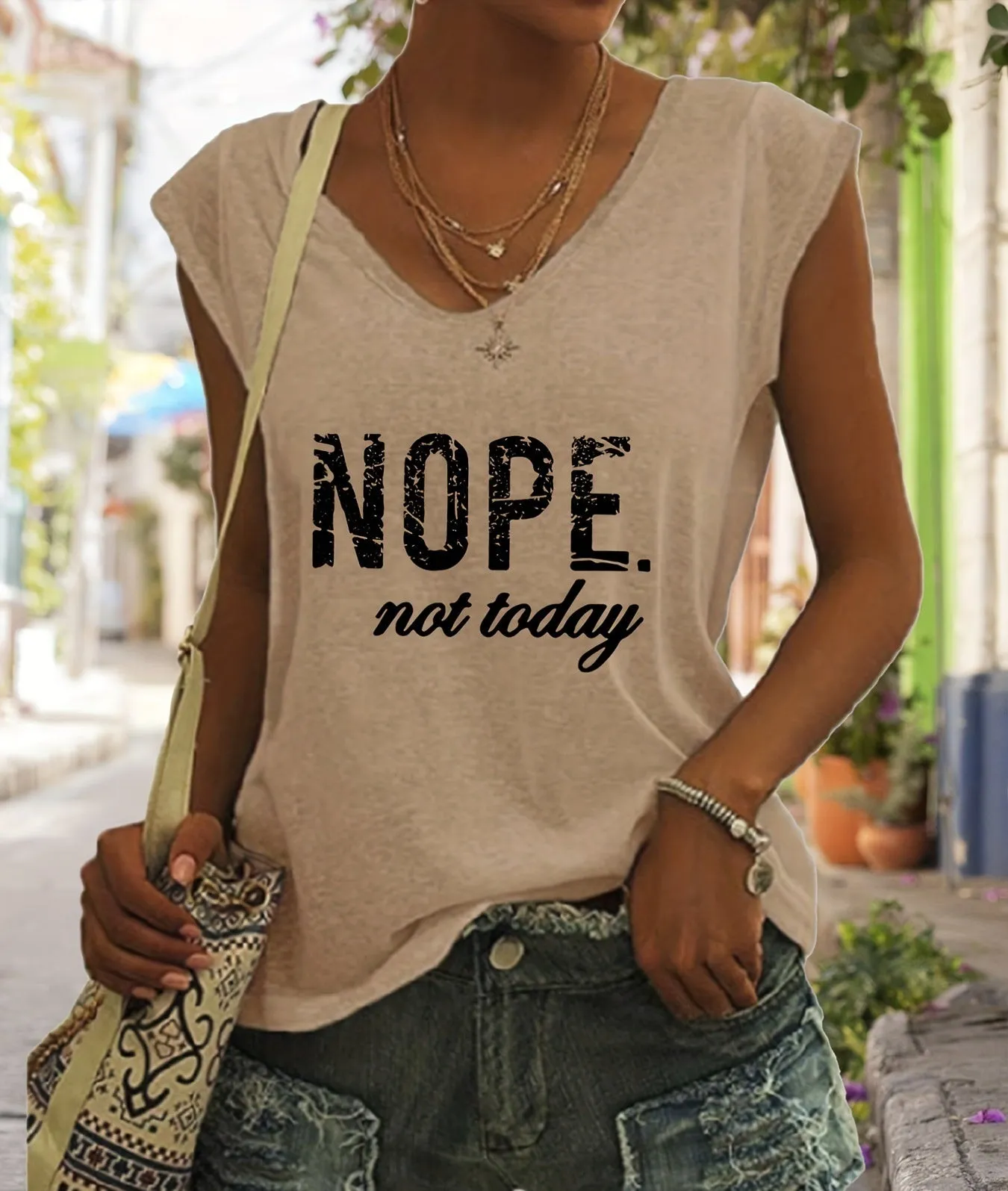 Fashion Printed Gentle Micro-Elastic T-Shirt
