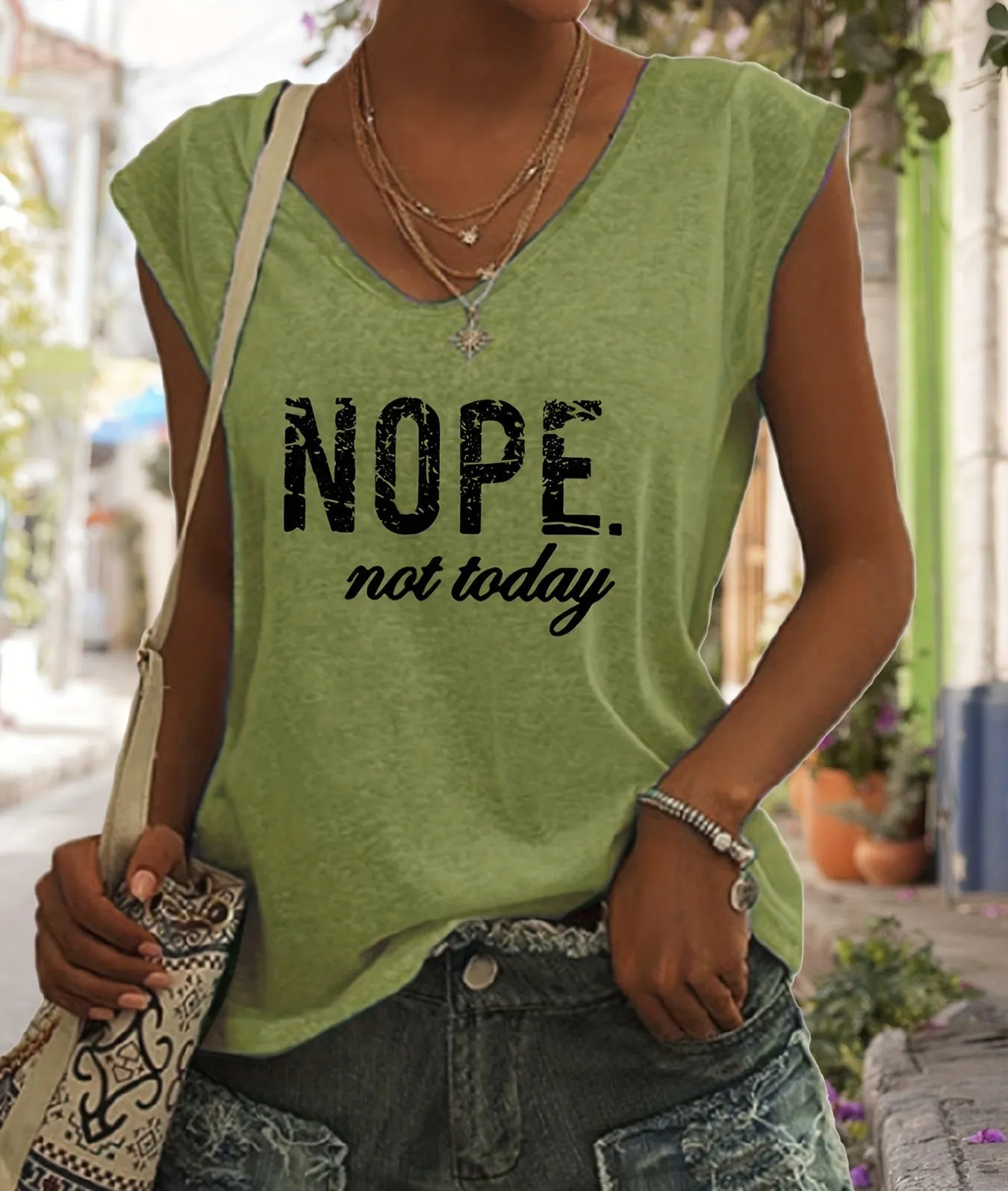 Fashion Printed Gentle Micro-Elastic T-Shirt
