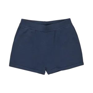 FUB Dark Navy Knit Shorts