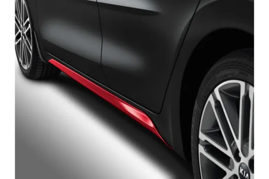 Genuine Kia Rio 5 Door Red Side Skirts