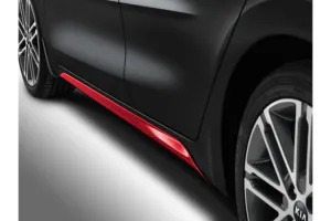Genuine Kia Rio 5 Door Red Side Skirts