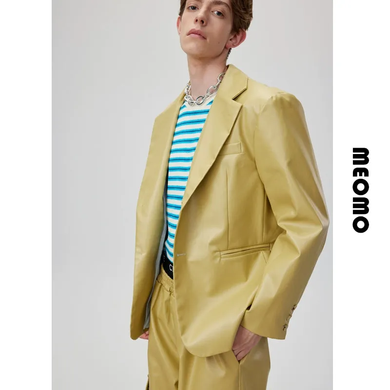 Ginger Faux Leather Suit