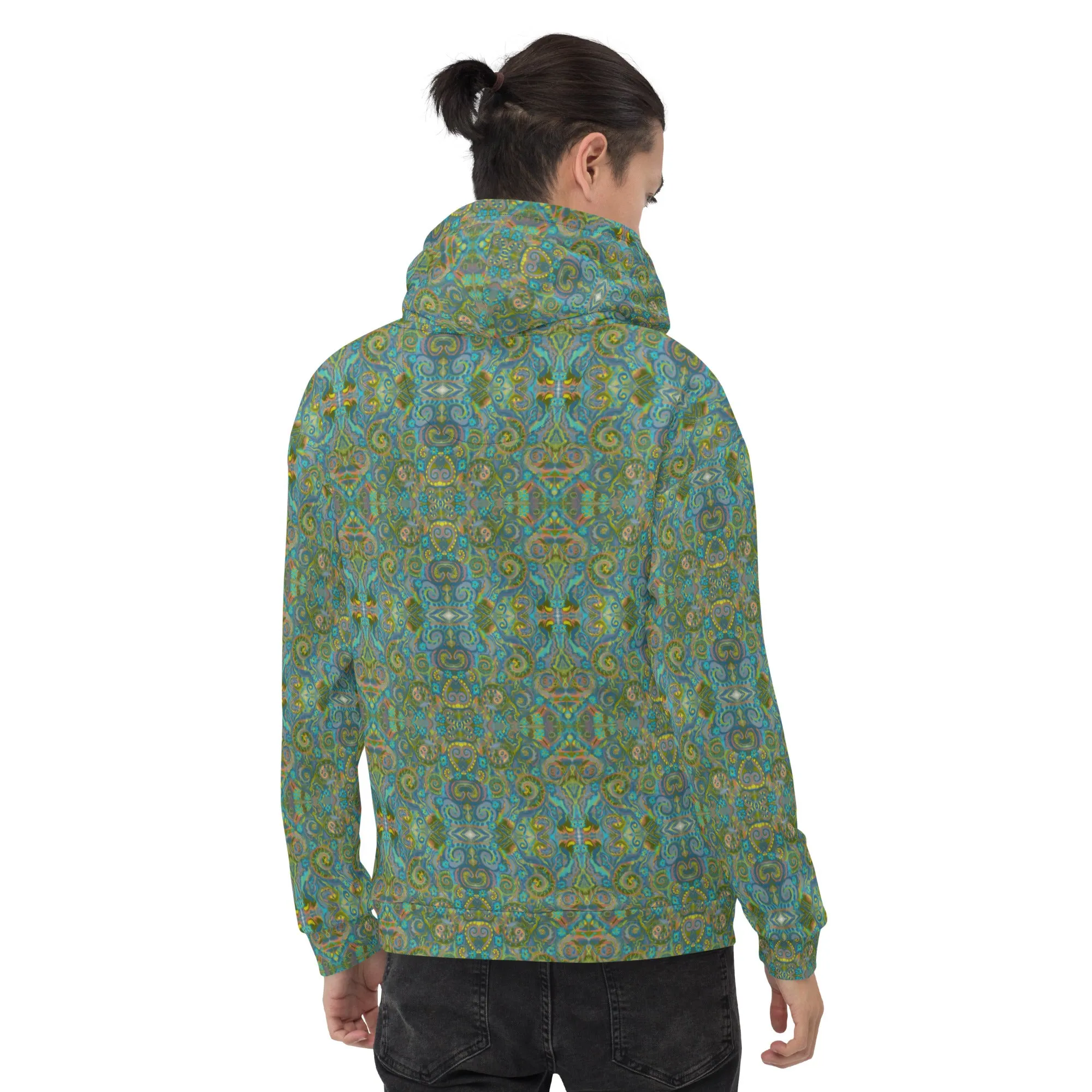 Green Prizmatic Super Colorful Hoodie