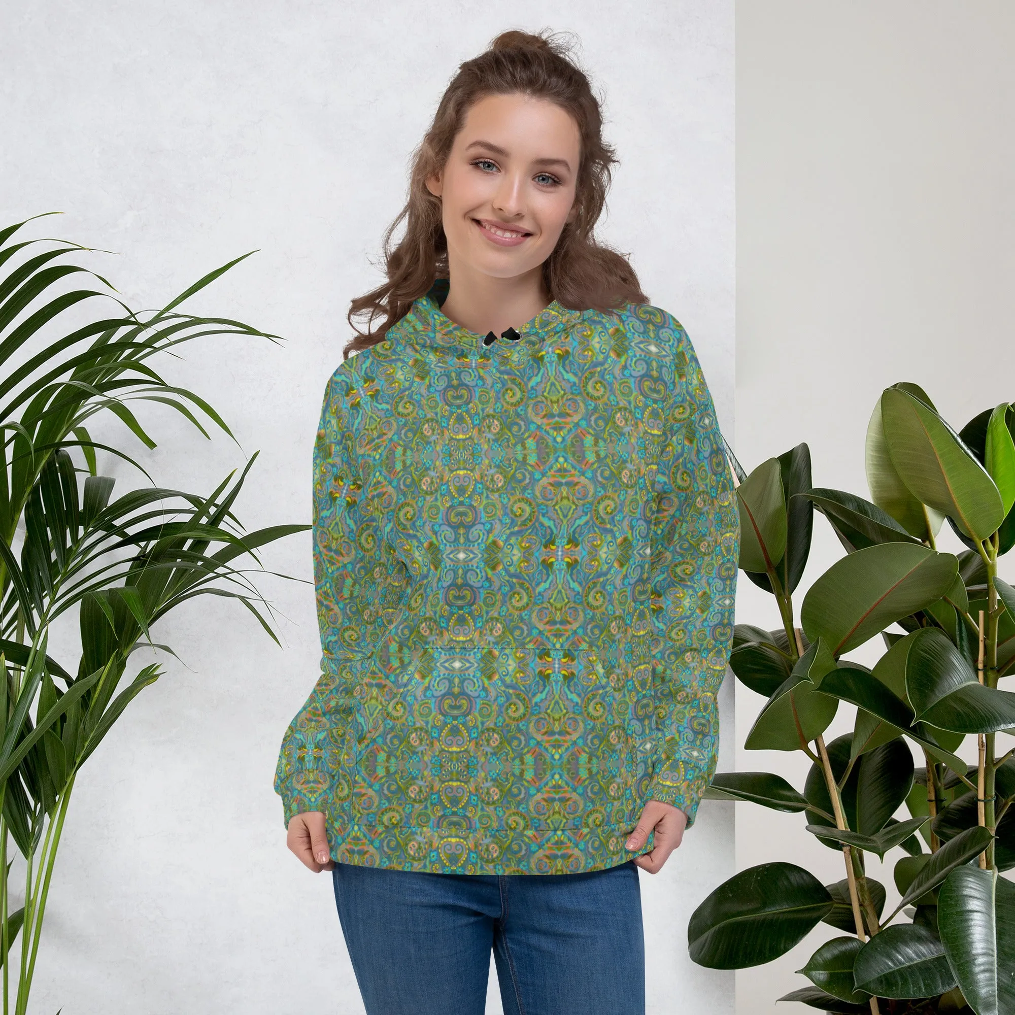 Green Prizmatic Super Colorful Hoodie