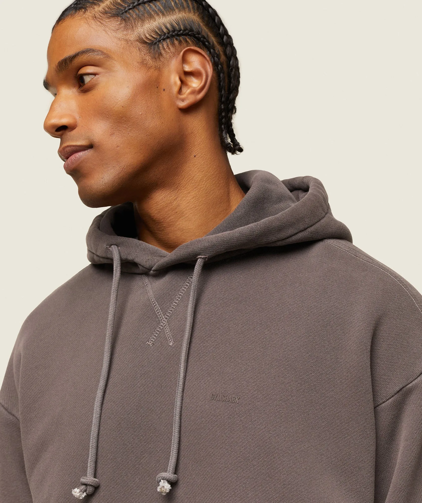 Gymshark everywear Relaxed Hoodie - Archive Brown