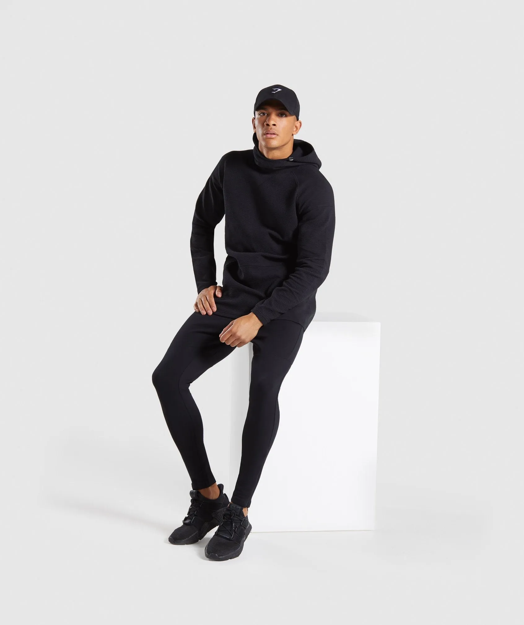 Gymshark Textured Pullover - Black