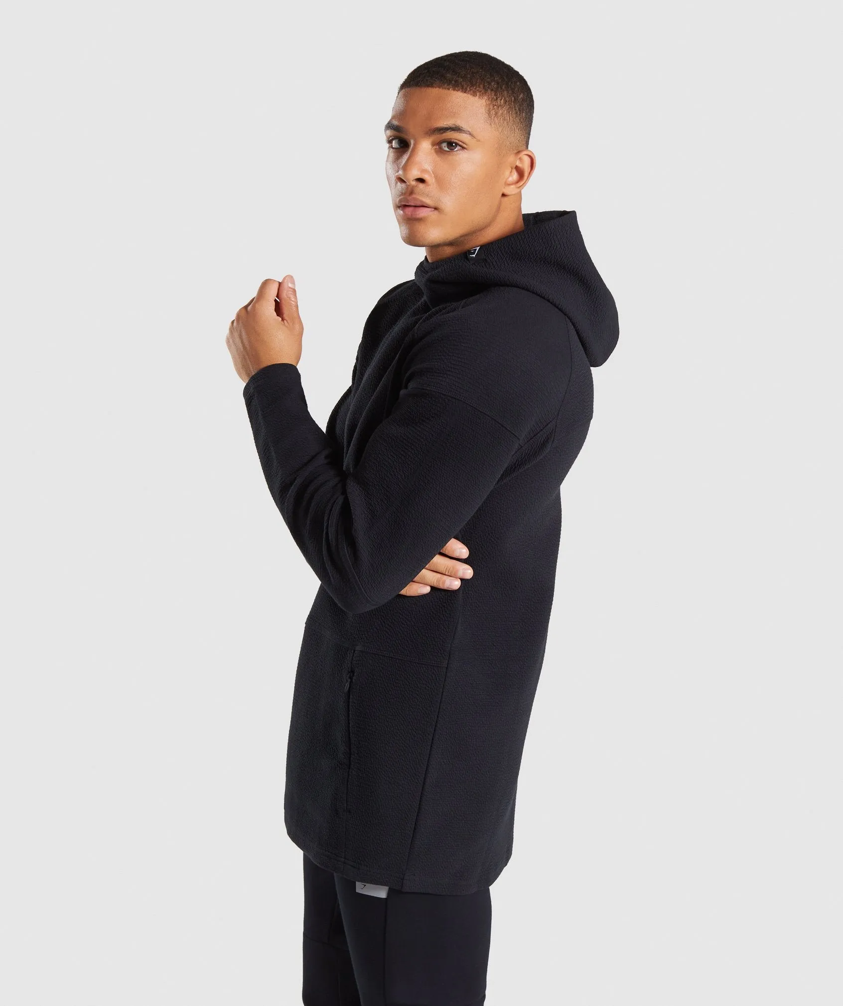 Gymshark Textured Pullover - Black
