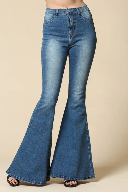 Gypsy Rose Stretchy Bell Bottom Jeans