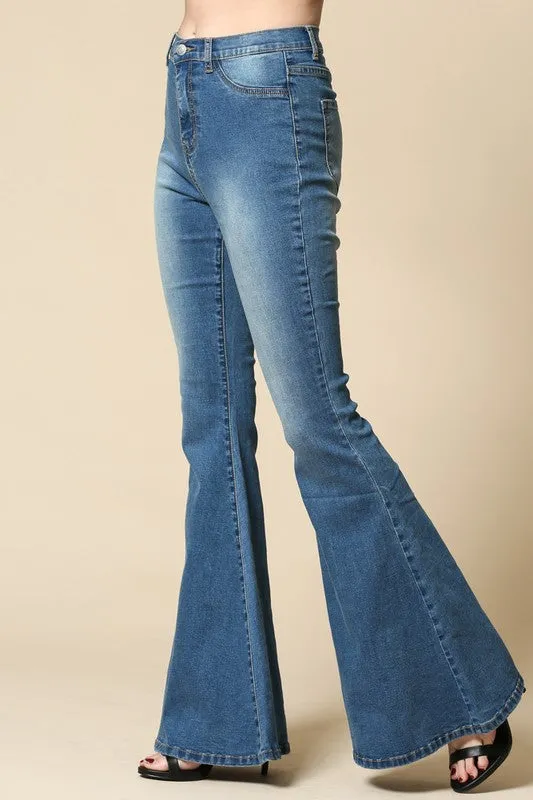 Gypsy Rose Stretchy Bell Bottom Jeans