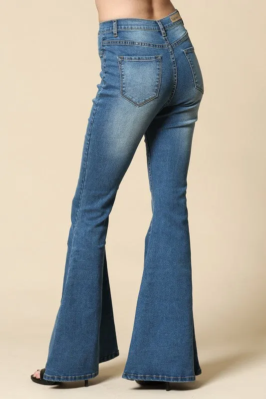 Gypsy Rose Stretchy Bell Bottom Jeans