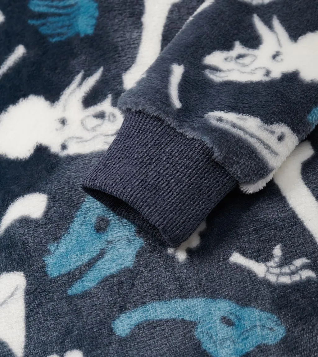 Hatley Dino Fossils Fuzzy Fleece F24dfk1823