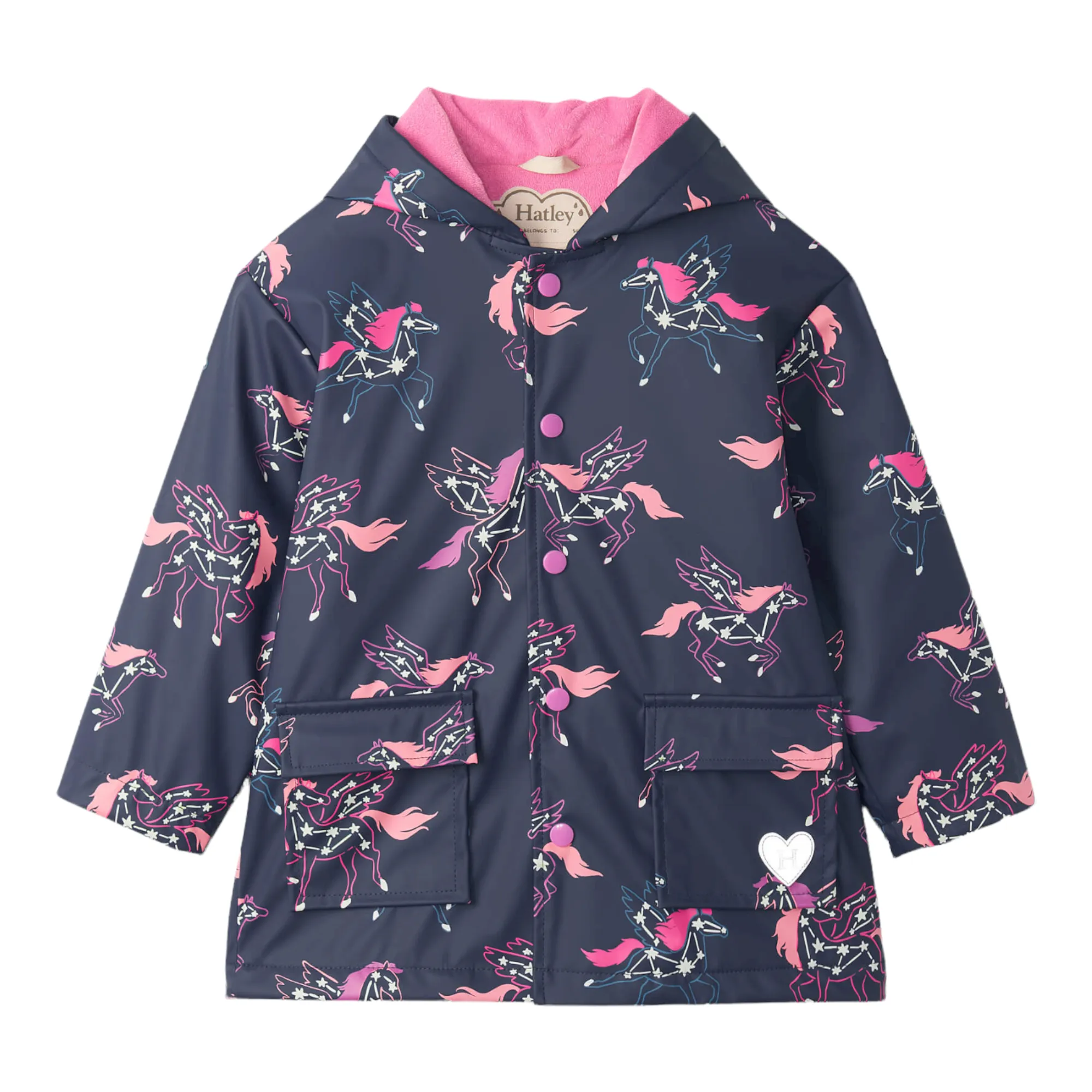 Hatley Pegasus Constellations Color Changing Raincoat
