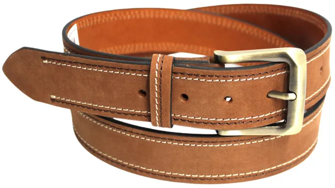 Hide & Chic Full Grain Leather Classic Jeans Belt. Style No: 43005