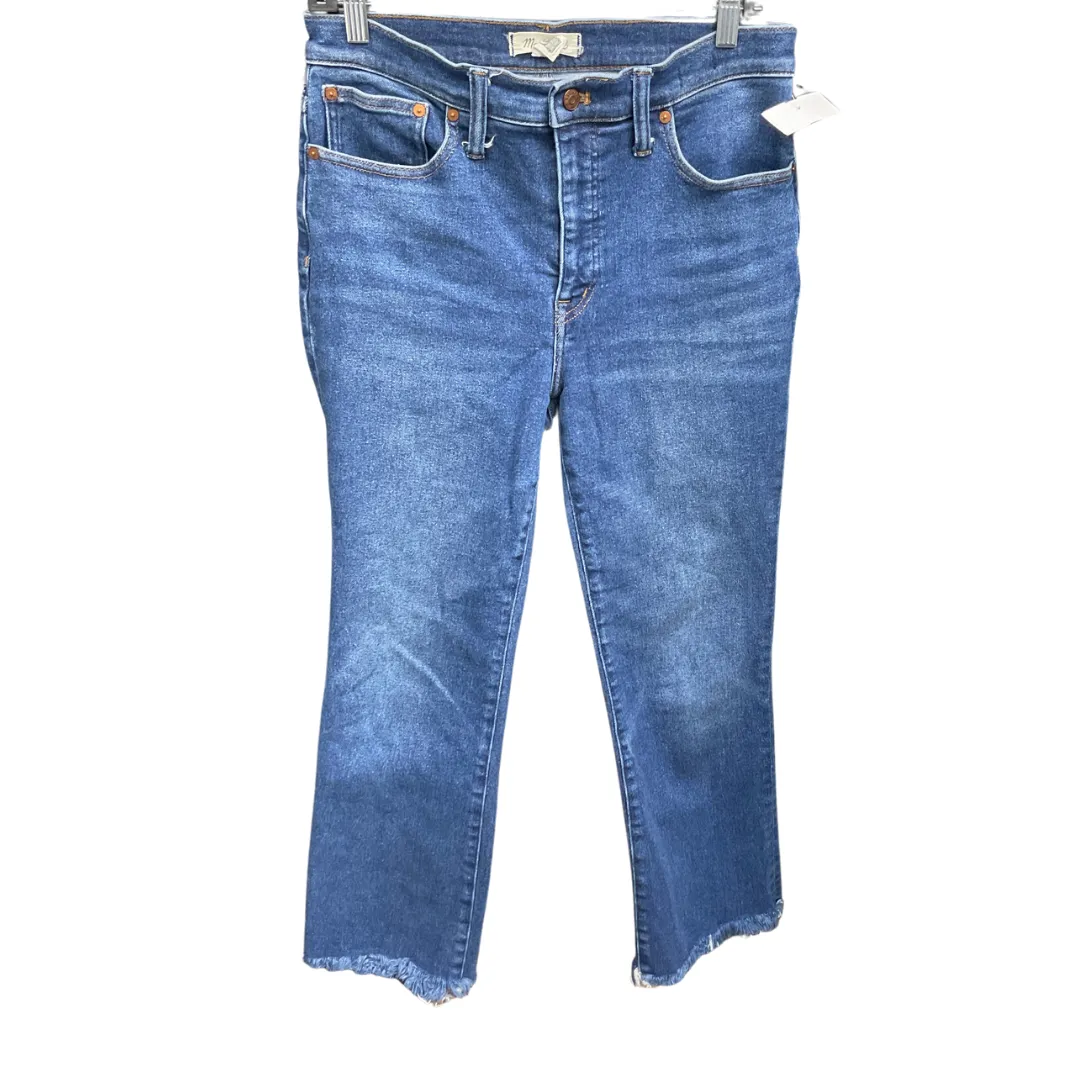 Jeans Cropped By Madewell In Blue Denim, Size:6