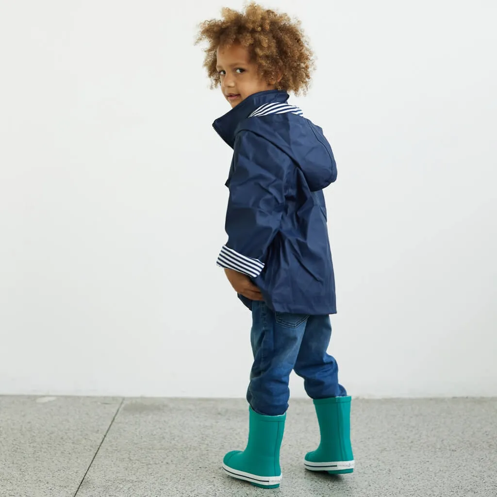 Kids' Rubber Gumboot - Sea Green