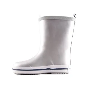 Kid's Rubber Gumboot Silver