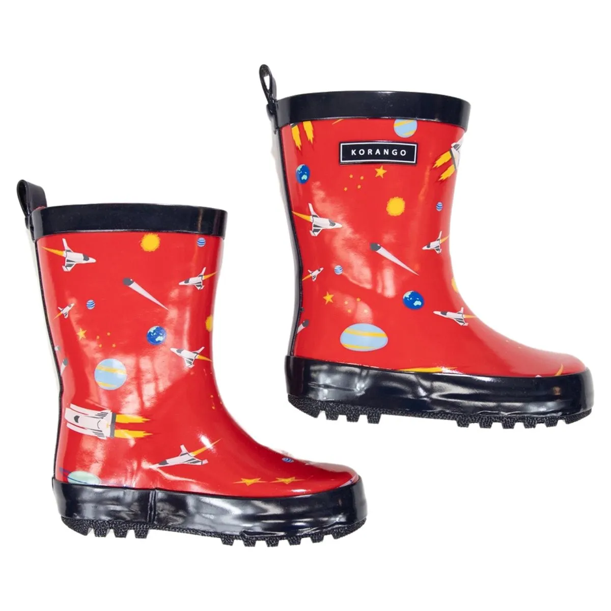 Korango Gumboots Space Rocket Red