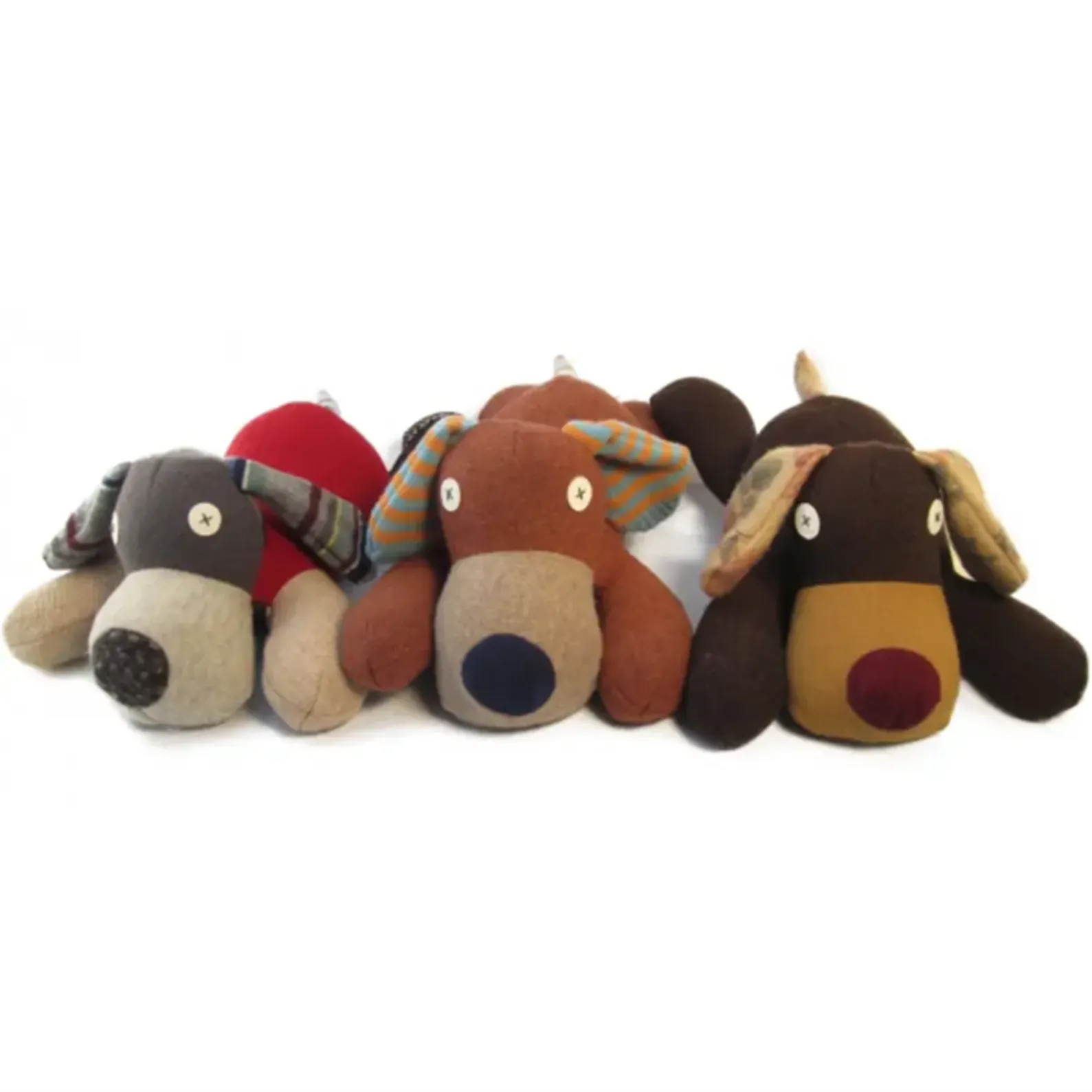 Large Recycled Sweater Stuffed Animal - Puppy Dog