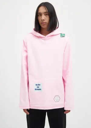 Light Pink Flat Hem Hoodie