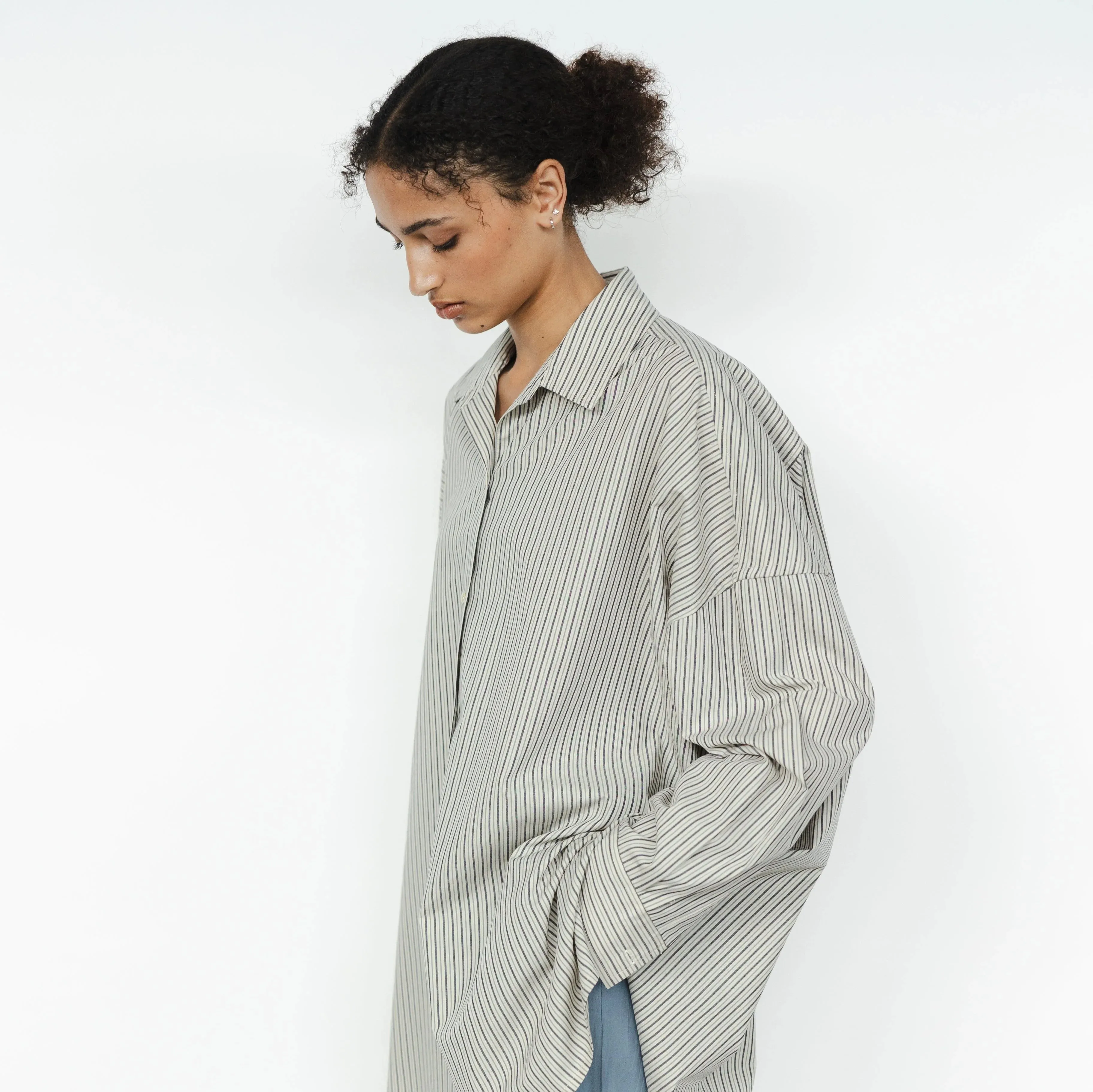 Love This Shirt Charcoal Stripe